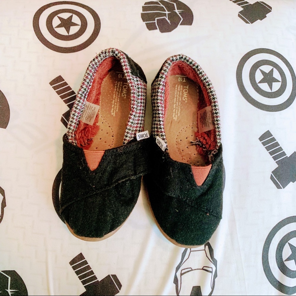 TOMS - Wool Herringbone Slippers